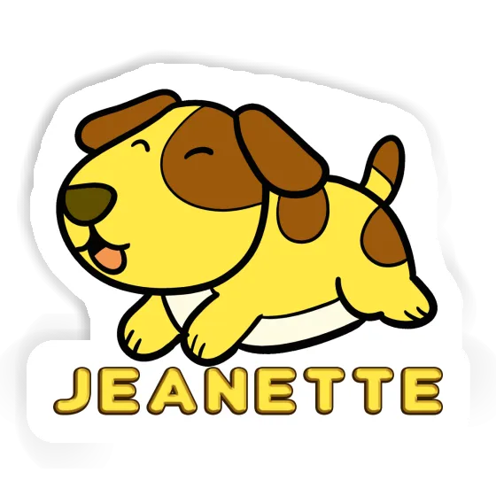 Sticker Dog Jeanette Notebook Image