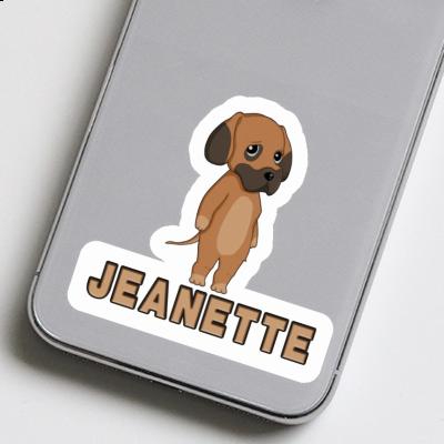 Sticker  Great Dane Jeanette Gift package Image