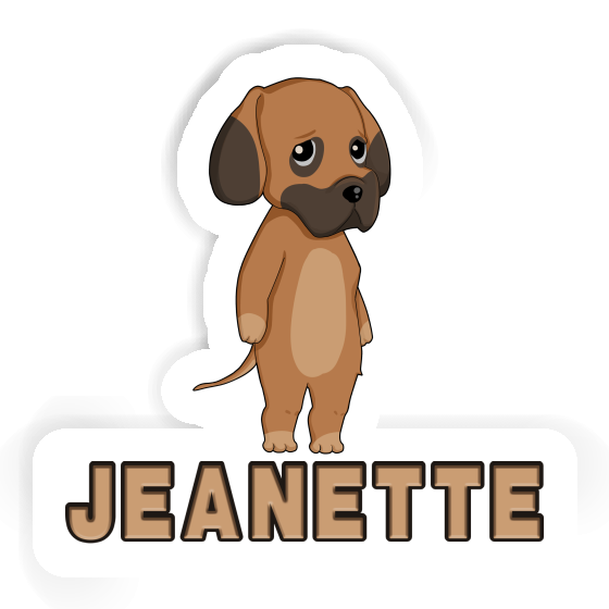 Sticker  Great Dane Jeanette Image