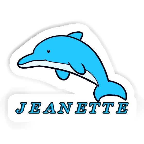 Jeanette Sticker Dolphin Notebook Image