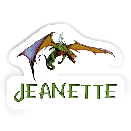 Sticker Jeanette Dragon Laptop Image