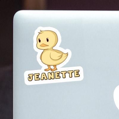 Ente Sticker Jeanette Notebook Image