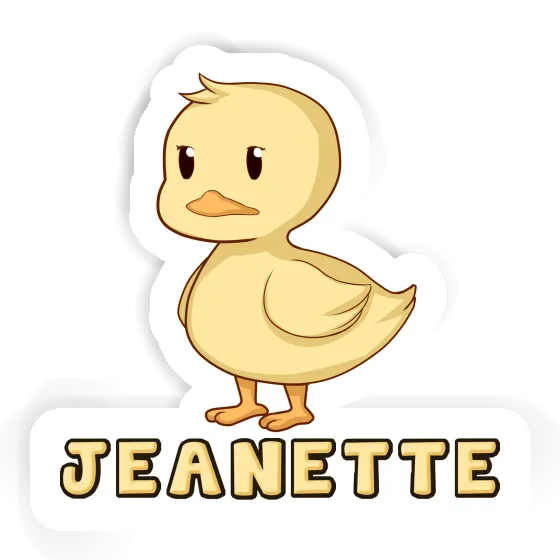 Sticker Duck Jeanette Notebook Image