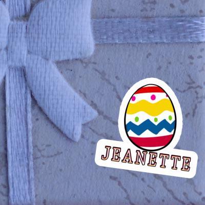 Jeanette Sticker Easter Egg Notebook Image