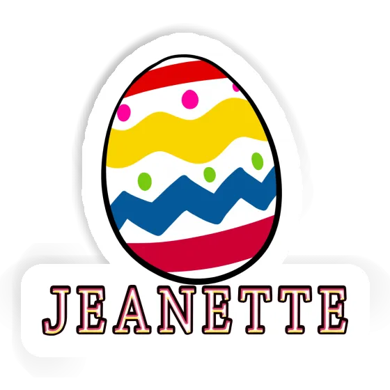 Jeanette Sticker Easter Egg Gift package Image