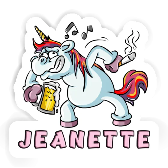 Sticker Unicorn Jeanette Image