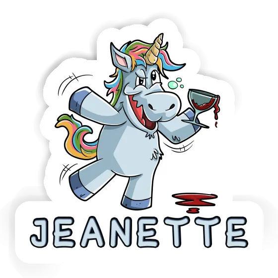 Sticker Jeanette Unicorn Gift package Image