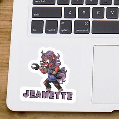 Sticker Jeanette Rocking Unicorn Gift package Image