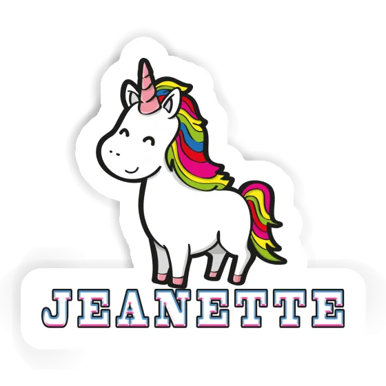 Sticker Jeanette Unicorn Gift package Image