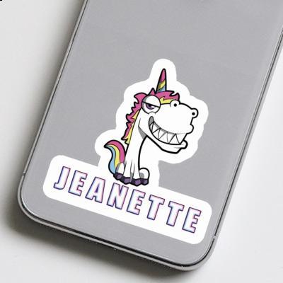 Unicorn Sticker Jeanette Image