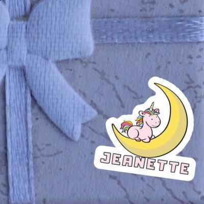 Jeanette Sticker Unicorn Image