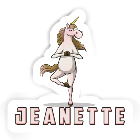 Sticker Jeanette Unicorn Gift package Image