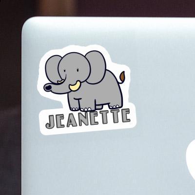 Sticker Jeanette Elephant Gift package Image