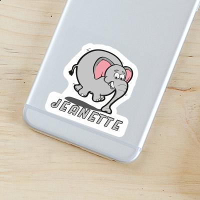 Jeanette Sticker Jumping Elephant Gift package Image