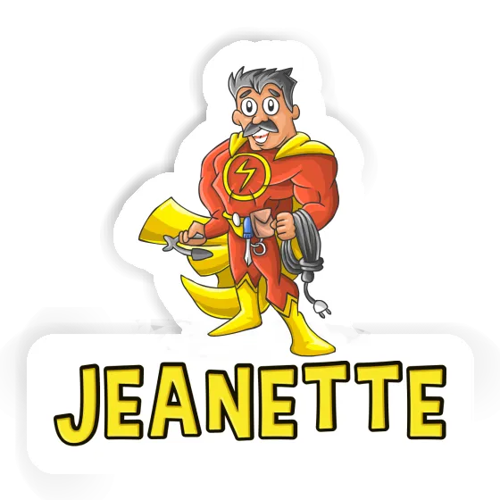 Sticker Electrician Jeanette Gift package Image