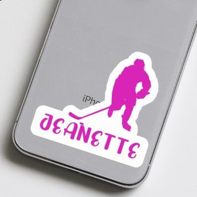 Sticker Hockey Player Jeanette Gift package Image