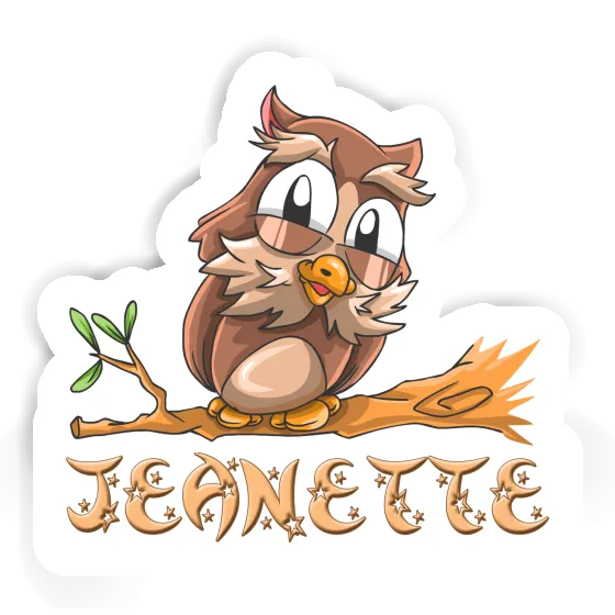 Owl Sticker Jeanette Gift package Image