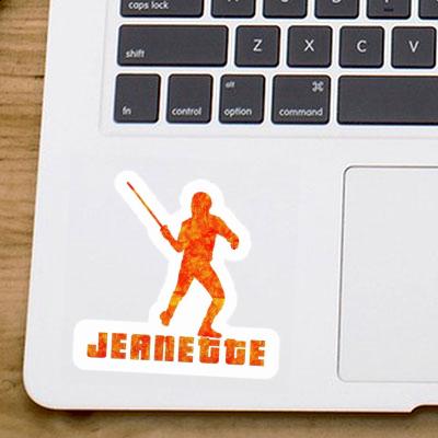 Sticker Fencer Jeanette Image