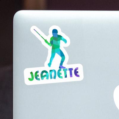 Sticker Jeanette Fencer Notebook Image