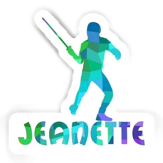 Sticker Jeanette Fencer Notebook Image