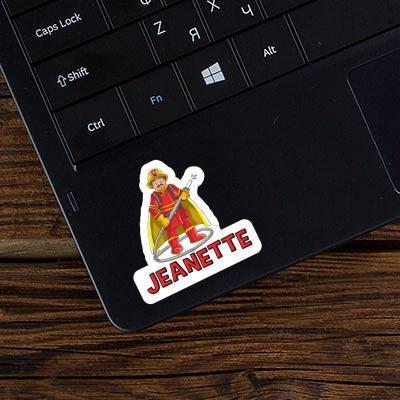 Sticker Jeanette Firefighter Laptop Image