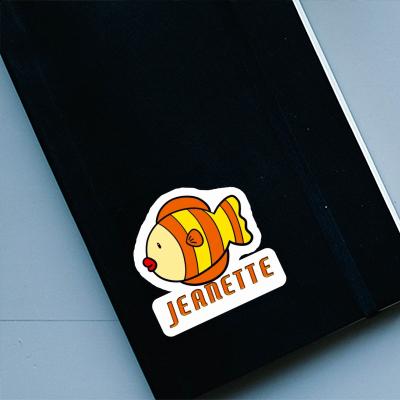 Sticker Fish Jeanette Notebook Image