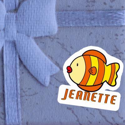 Sticker Fisch Jeanette Laptop Image