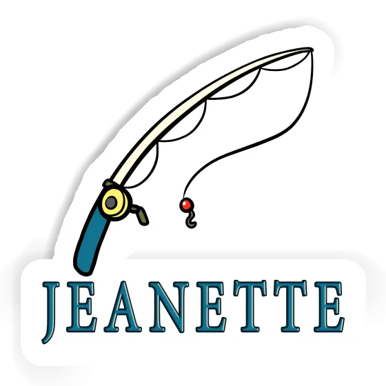 Sticker Jeanette Fishing Rod Gift package Image