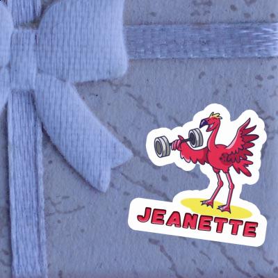 Sticker Jeanette Gewichtheber Gift package Image