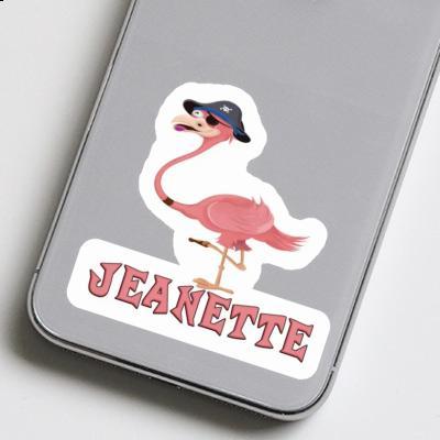 Sticker Jeanette Flamingo Gift package Image