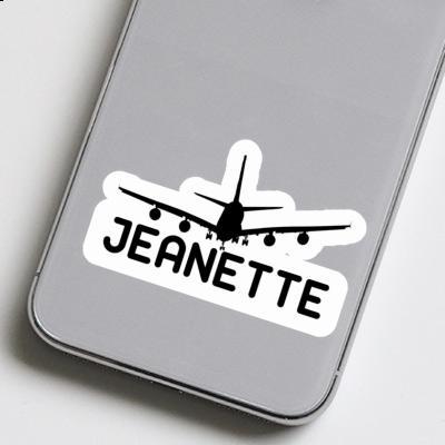 Jeanette Sticker Airplane Gift package Image