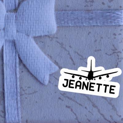 Jeanette Sticker Airplane Gift package Image