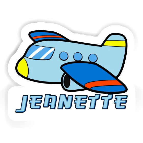 Airplane Sticker Jeanette Image