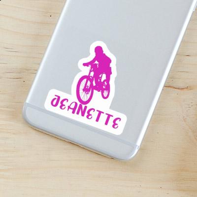 Jeanette Sticker Freeride Biker Notebook Image