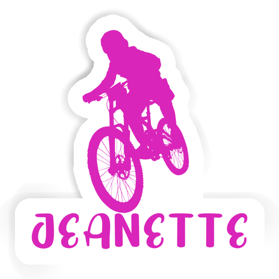 Jeanette Sticker Freeride Biker Image