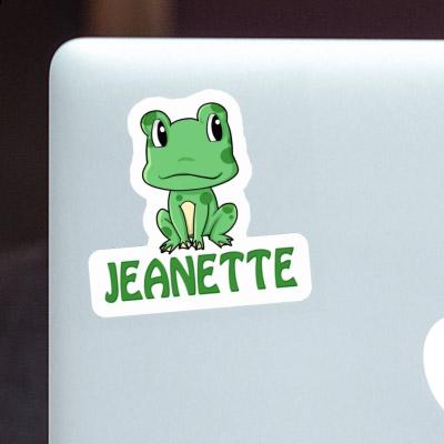 Frog Sticker Jeanette Image