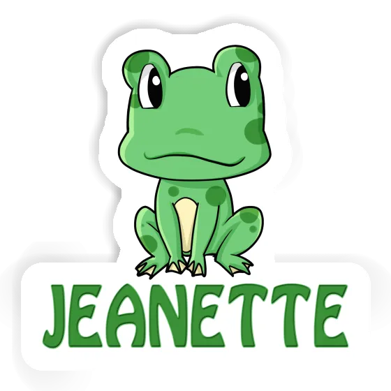 Frog Sticker Jeanette Gift package Image