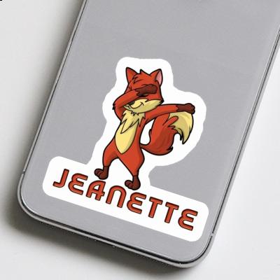 Sticker Jeanette Fox Laptop Image