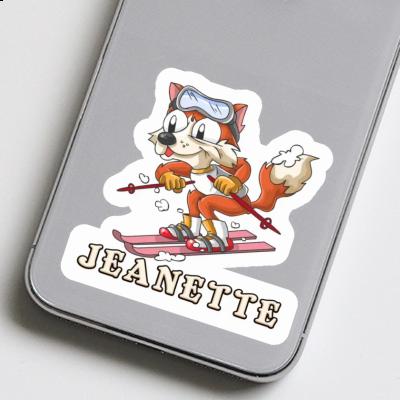 Jeanette Sticker Skifahrer Gift package Image