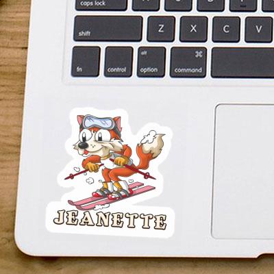 Jeanette Sticker Skier Gift package Image