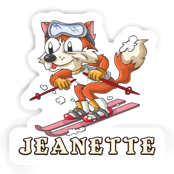 Jeanette Sticker Skier Gift package Image