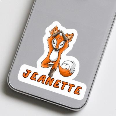 Sticker Yogi Jeanette Image