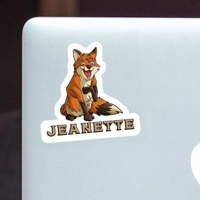 Jeanette Sticker Fox Laptop Image