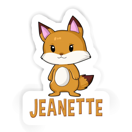 Sticker Jeanette Fox Laptop Image