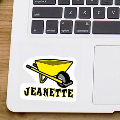 Brouette Autocollant Jeanette Laptop Image