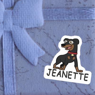 Sticker Jeanette German Pinscher Gift package Image