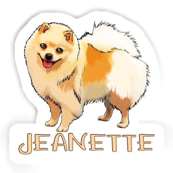 Sticker German Spitz Jeanette Image