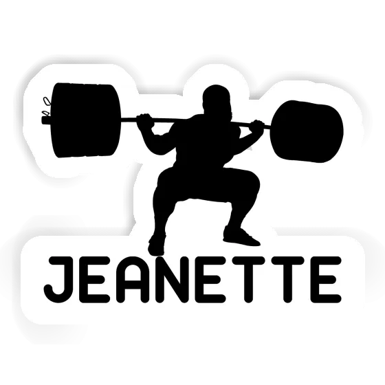 Weightlifter Sticker Jeanette Gift package Image