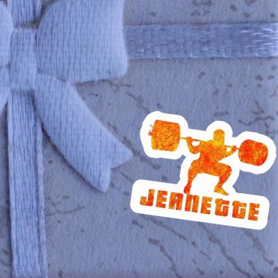 Sticker Jeanette Weightlifter Gift package Image