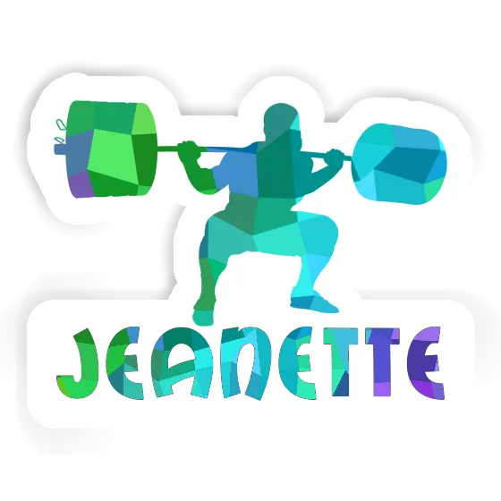 Weightlifter Sticker Jeanette Gift package Image